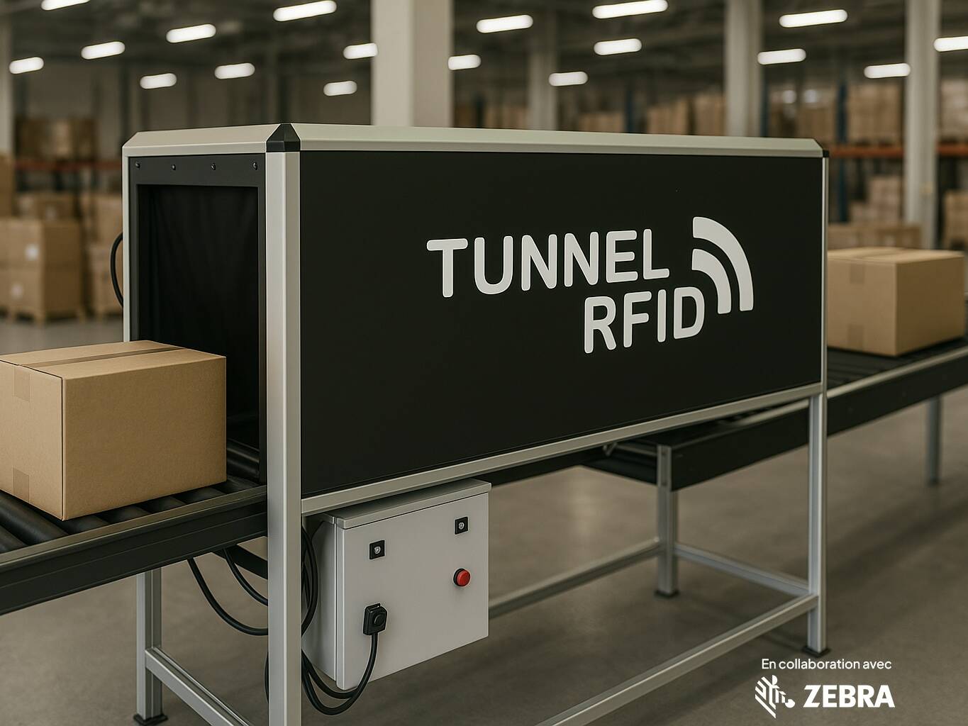 RFID tunnel conveyor system