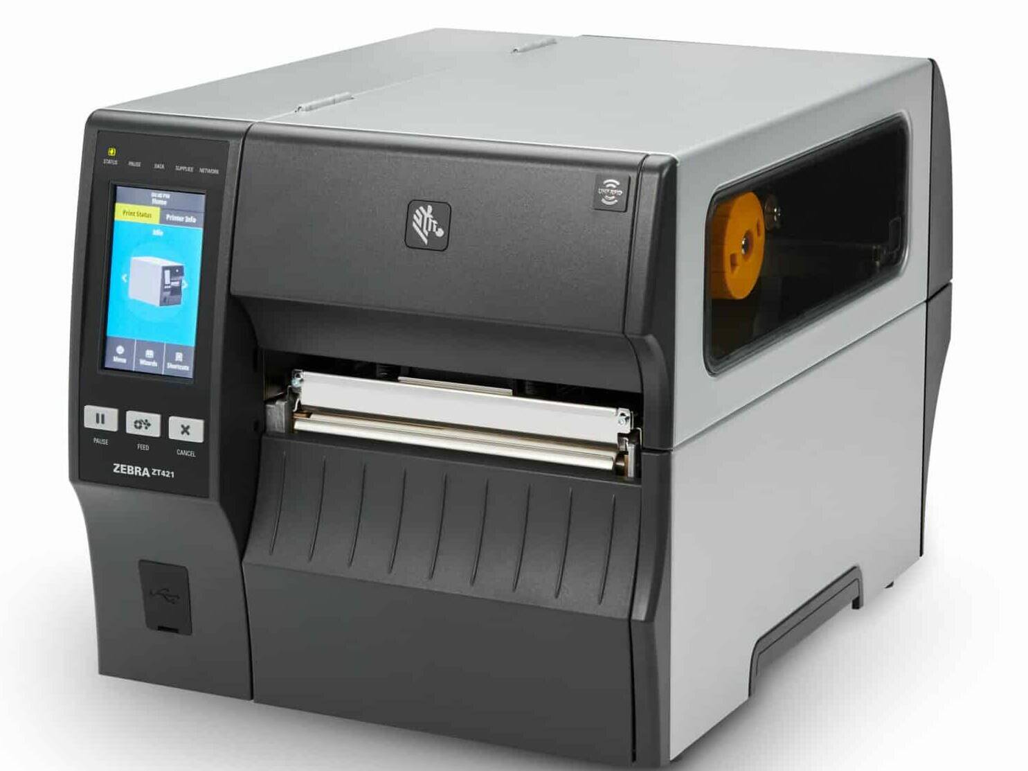 Imprimante industrielle Zebra ZT421 RFID pour étiquettes grand format